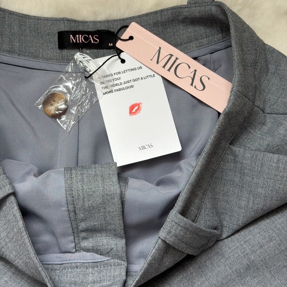 ✨Statement MICAS High Rise Gray Maxi Skirt With Avant-Garde ,Sculptural Draping - Picture 12 of 13